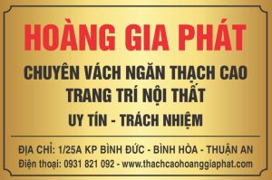 Bảng báo giá thi công trần vách thạch cao tại dĩ an , thuận an, bình dương